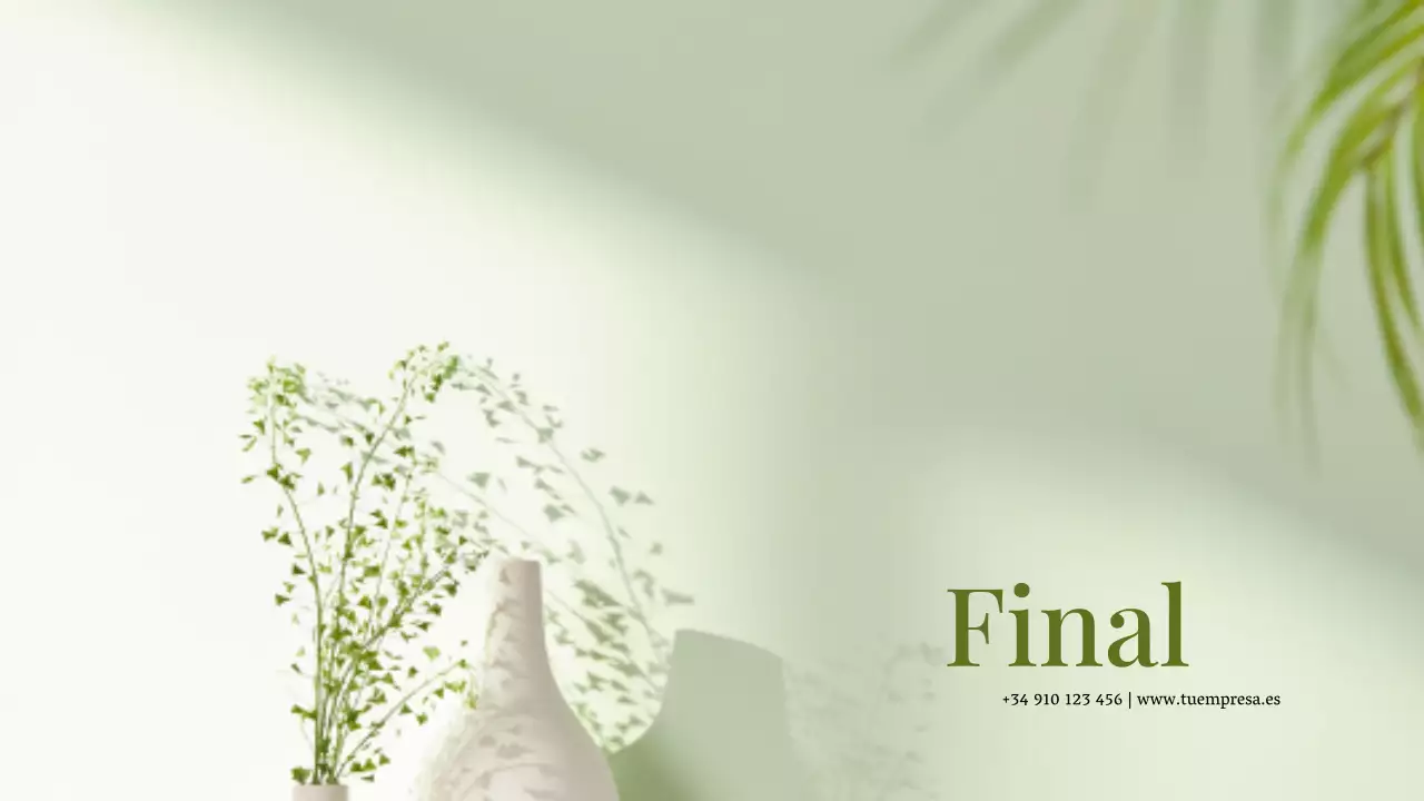 Verde Minimal Foto Collage Presentación Cartera de Negocios