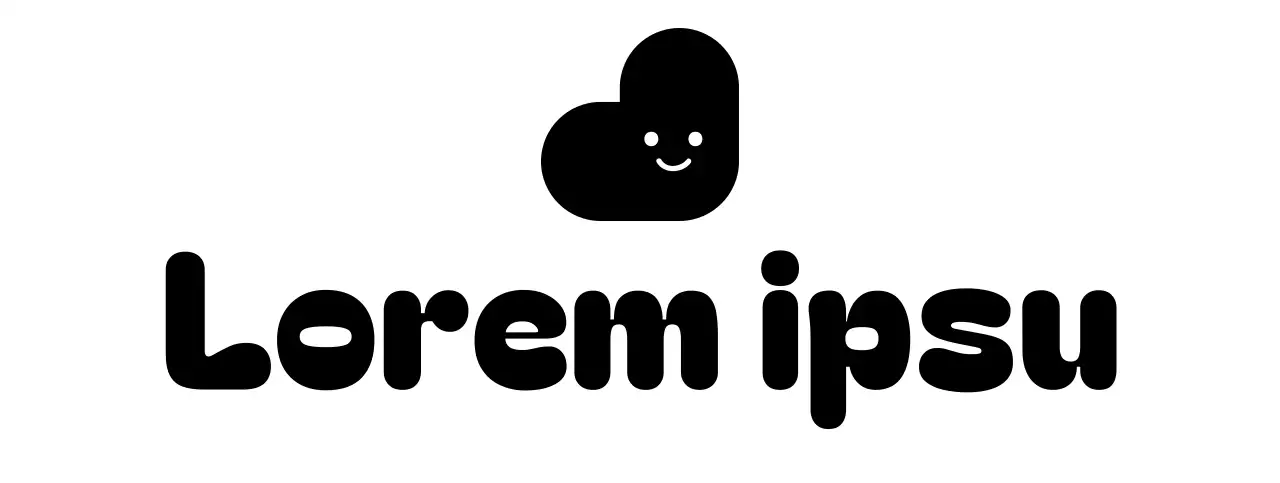 Logotipo de la sala de lectura de un café-estudio en un tipo de letra redondeado