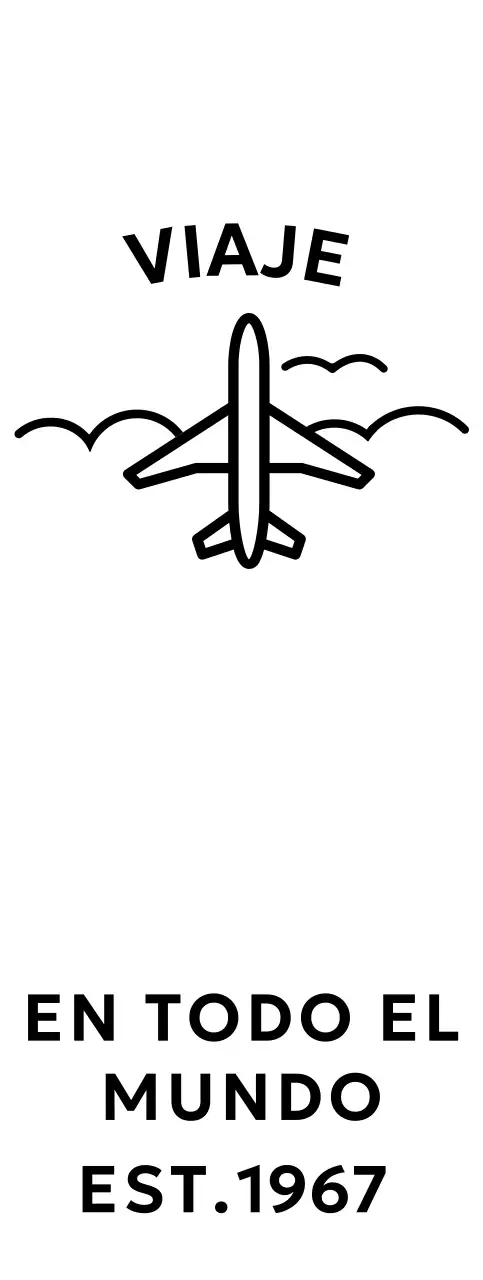 Agencia de viajes fresca y sencilla con ilustraciones de aviones y nubes