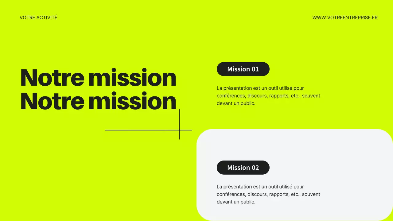 Néon et noir Introduction moderne aux affaires