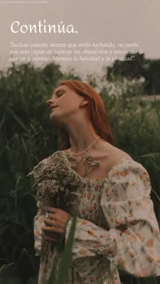 Promoción del Blog de Estética Moderna Beige y Verde