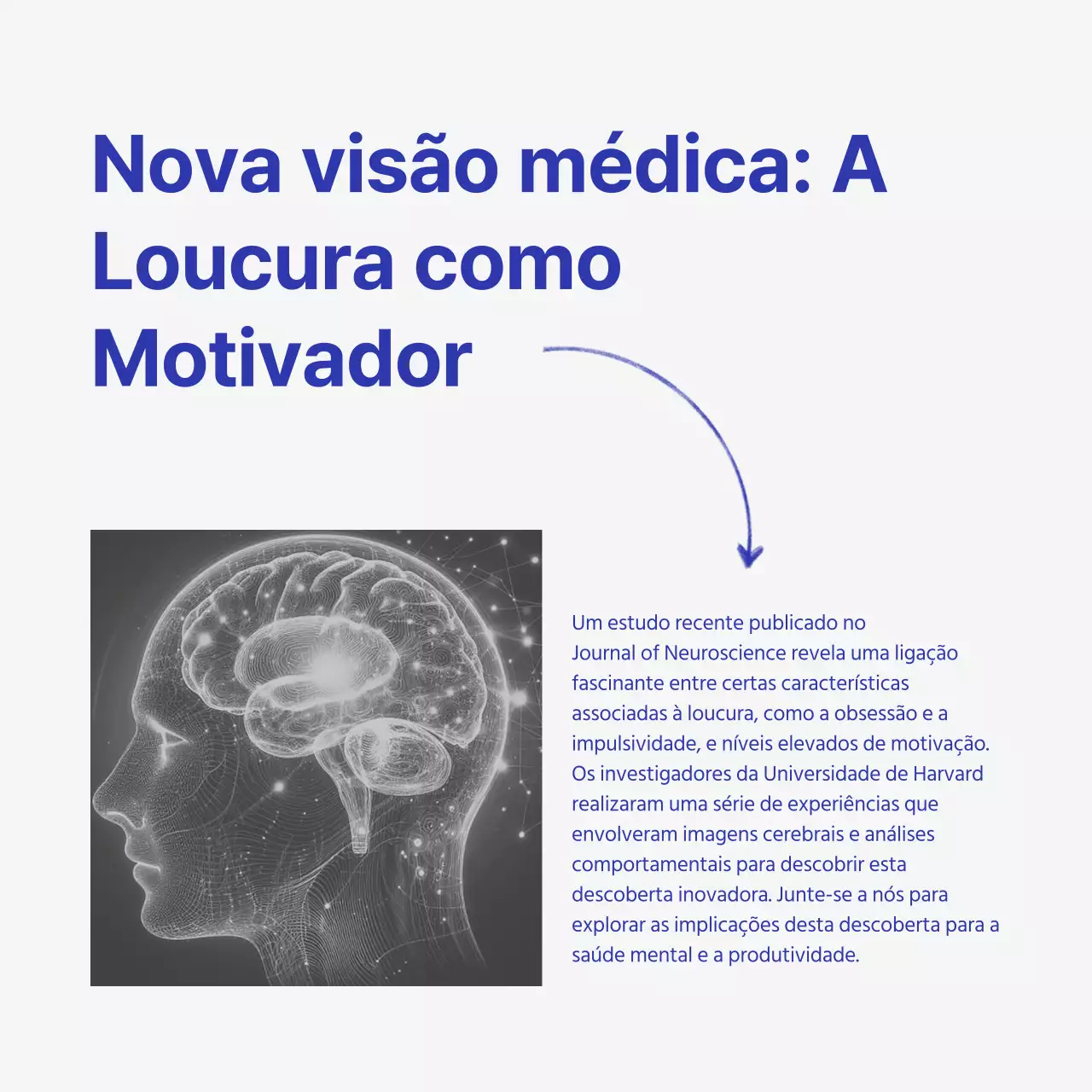 Estratégia médica moderna azul
