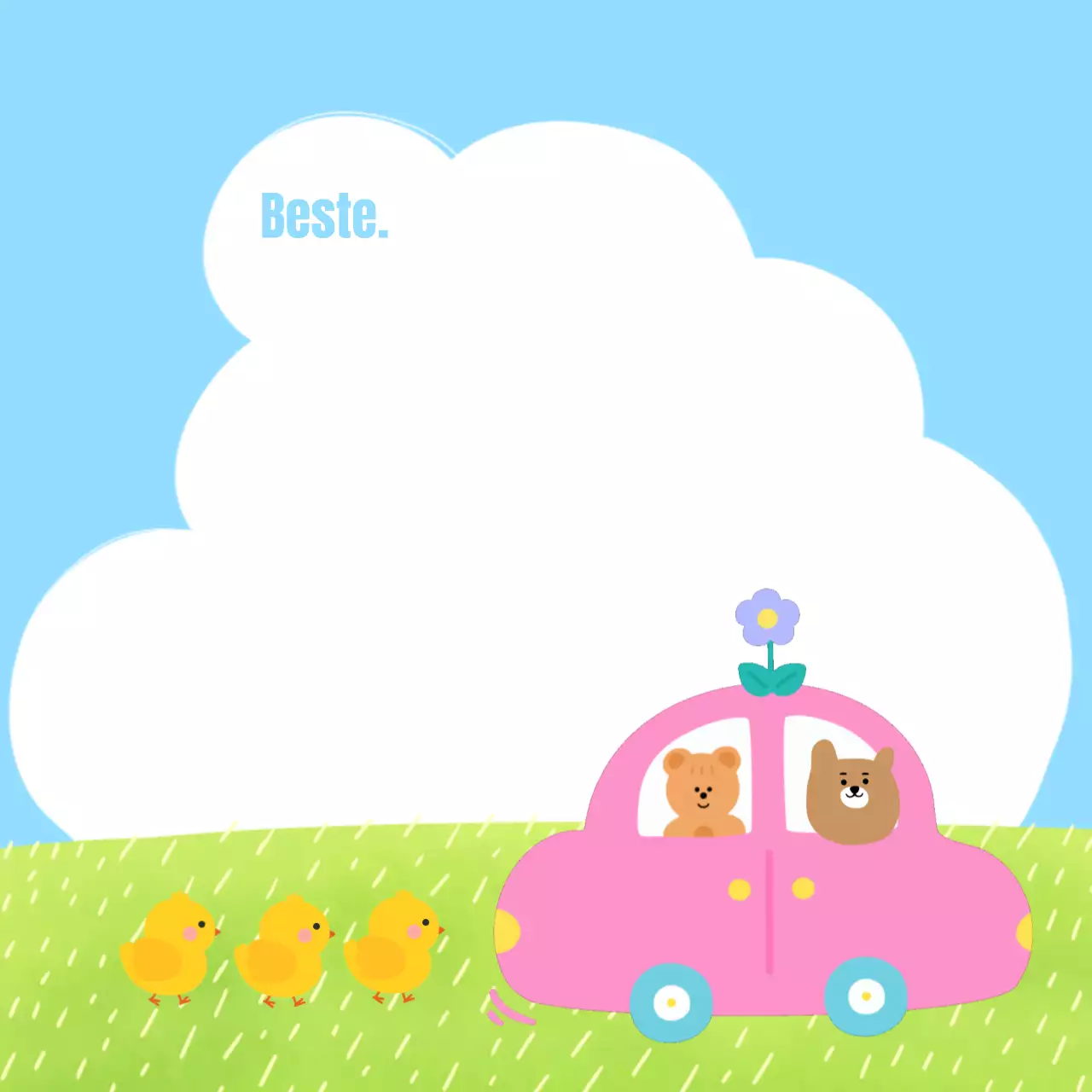 Mooi lente-reisnotitieblok in lichtblauw en chartreuse