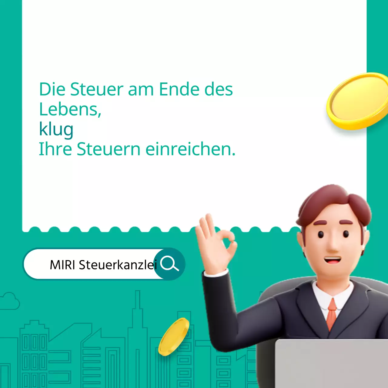Über die gelbe und grüne, süße umfassende Einkommensteuererklärung