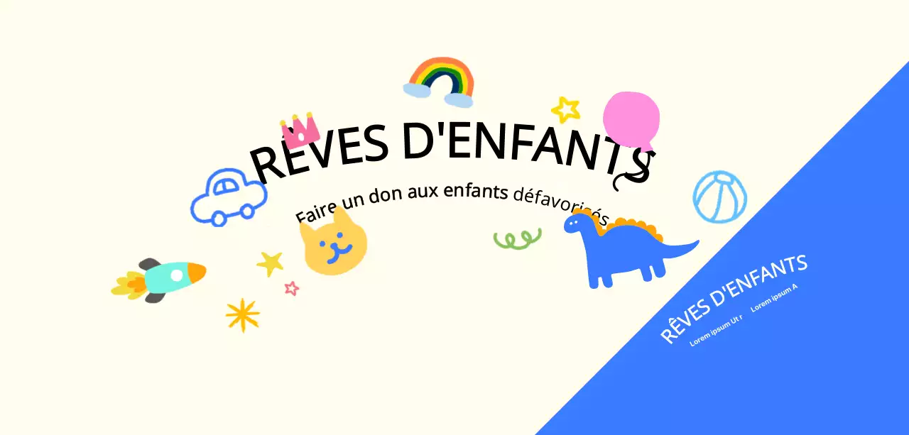 Célébrer les œuvres de bienfaisance pour enfants avec des dessins colorés et mignons