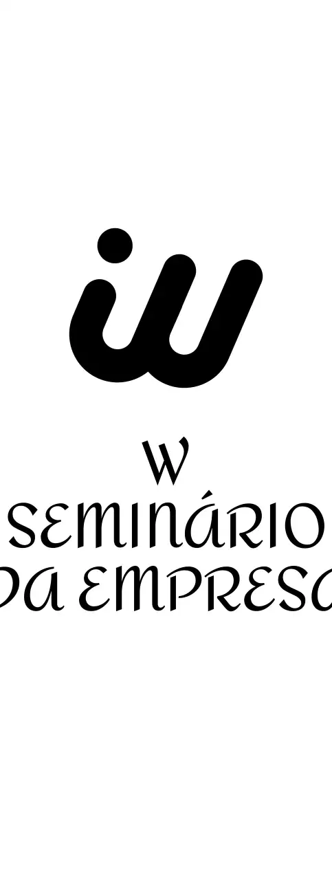 Seminário empresarial com um toque glamoroso com um logótipo inglês