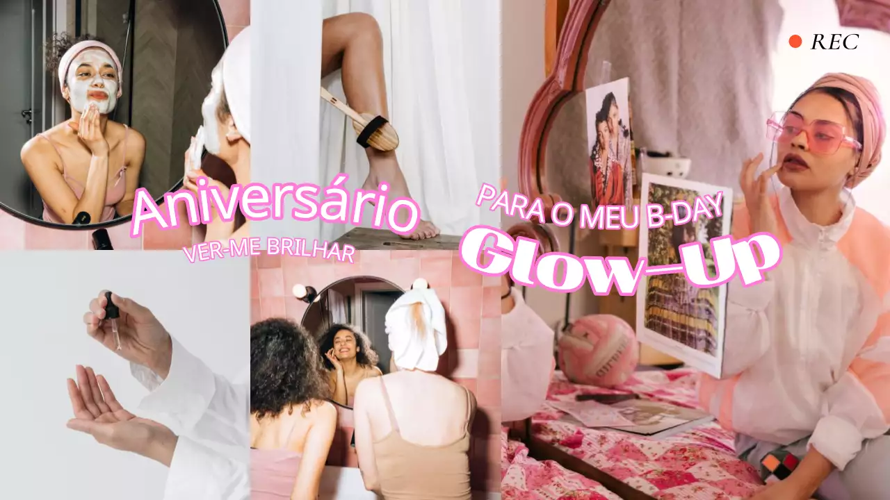 Vídeo do vlog sobre a tendência cor-de-rosa