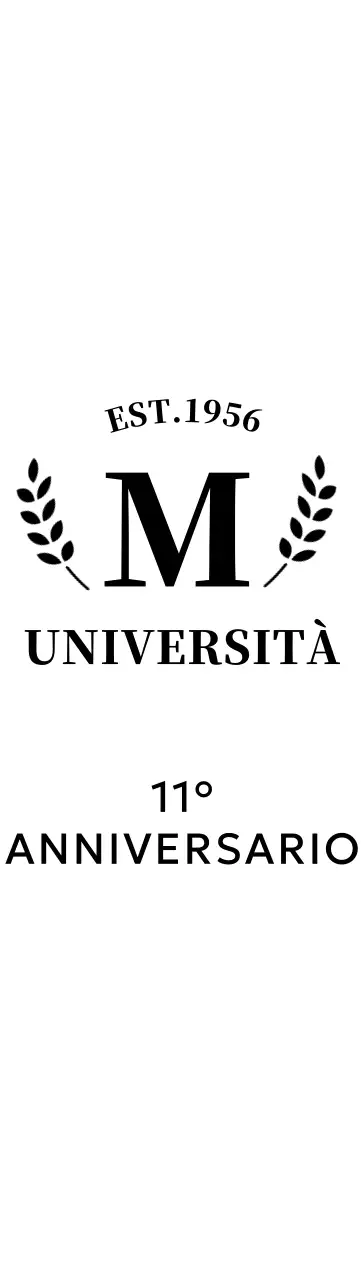 Souvenir universitario di semplice concezione con logo dell'alloro