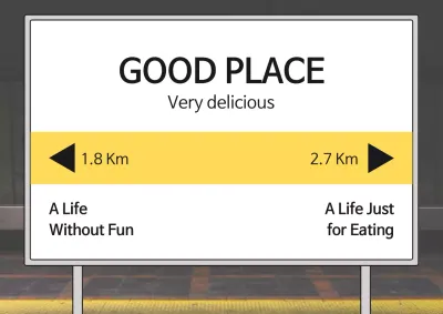 White Minimal Food Advertisement Poster