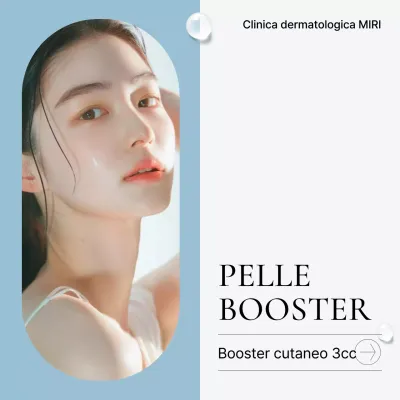 Procedure di marketing ospedaliero per promuovere un semplice studio dermatologico bianco e azzurro