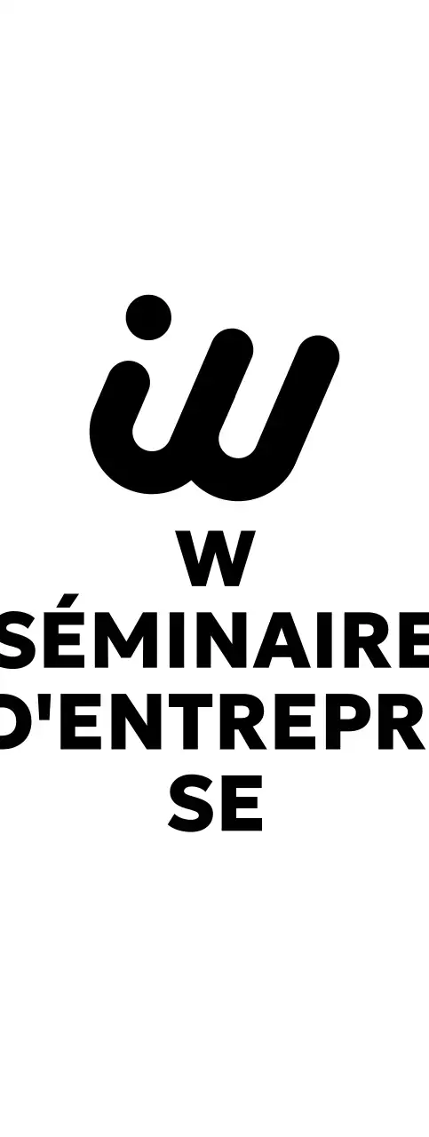 Séminaire d'entreprise à caractère glamour avec un logo anglais