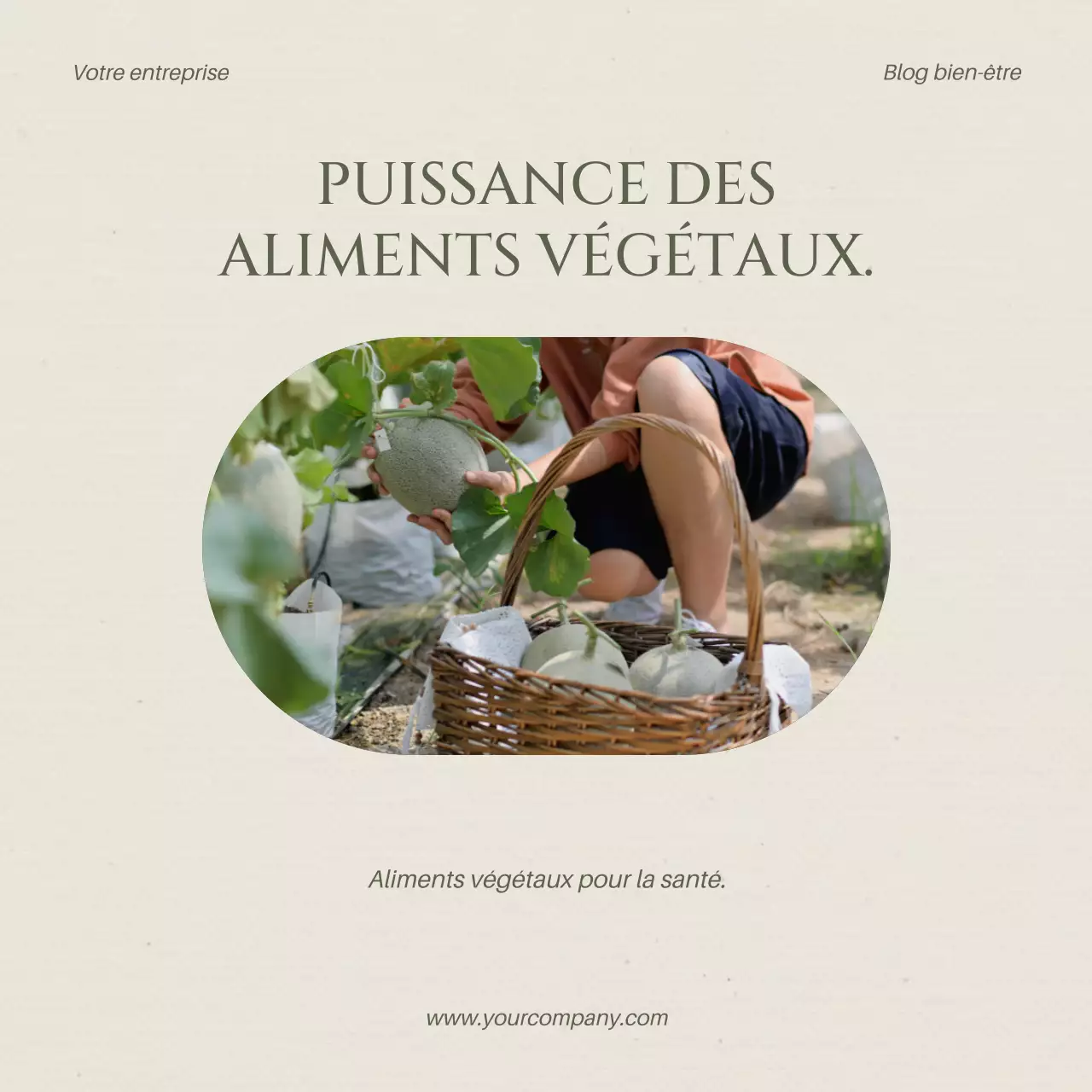 Beige and Khaki Modern Healthy Lifestyle Blog Promotion