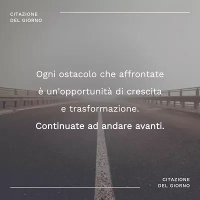 Grigio Bianco Semplice Citazioni di incoraggiamento Pubblicità