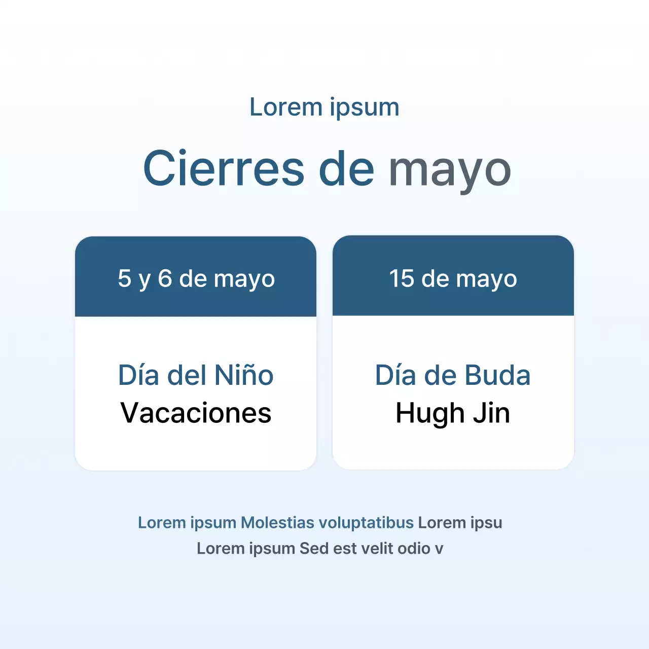 Promoción de una clínica dental sencilla en blanco y azul claro para promocionar la consulta