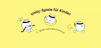 Ein einfacher Sportwettbewerb für Kinder mit niedlichen Figuren