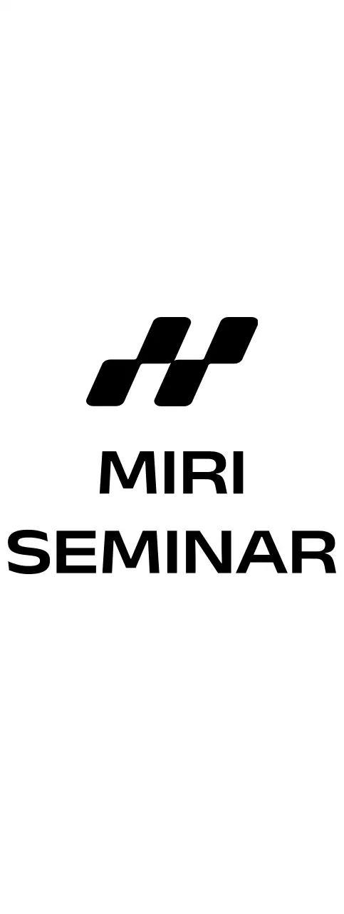 Eenvoudig bedrijfsseminar met een gekanteld vierkant illustratielogo