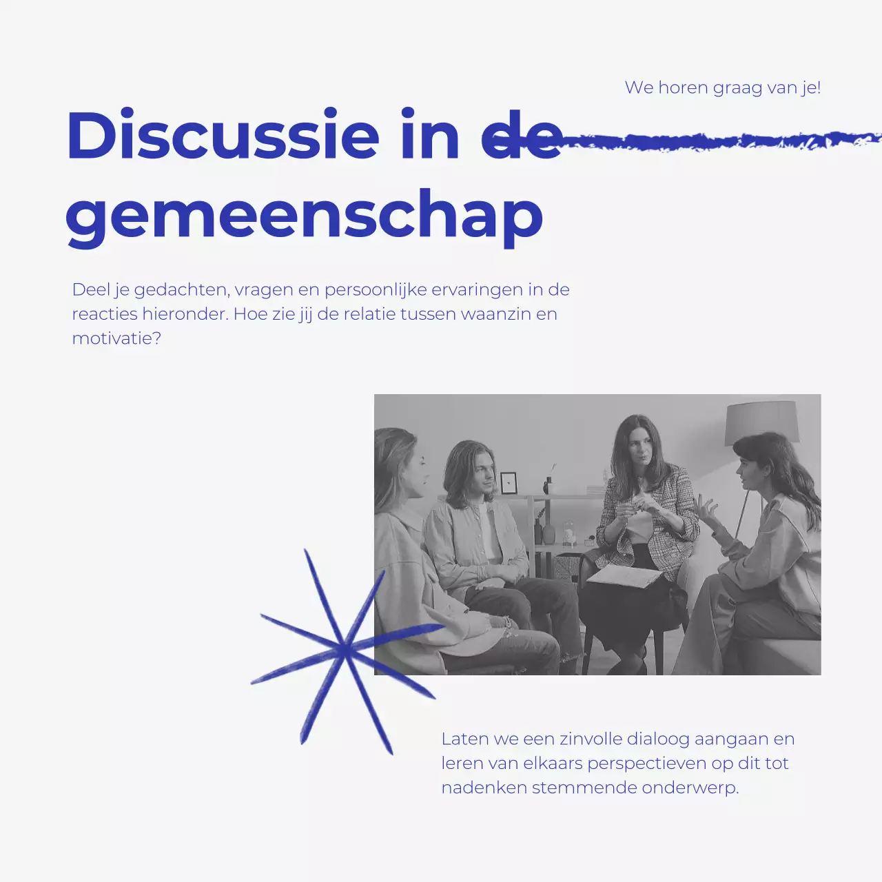 Blue Modern Medische Strategie