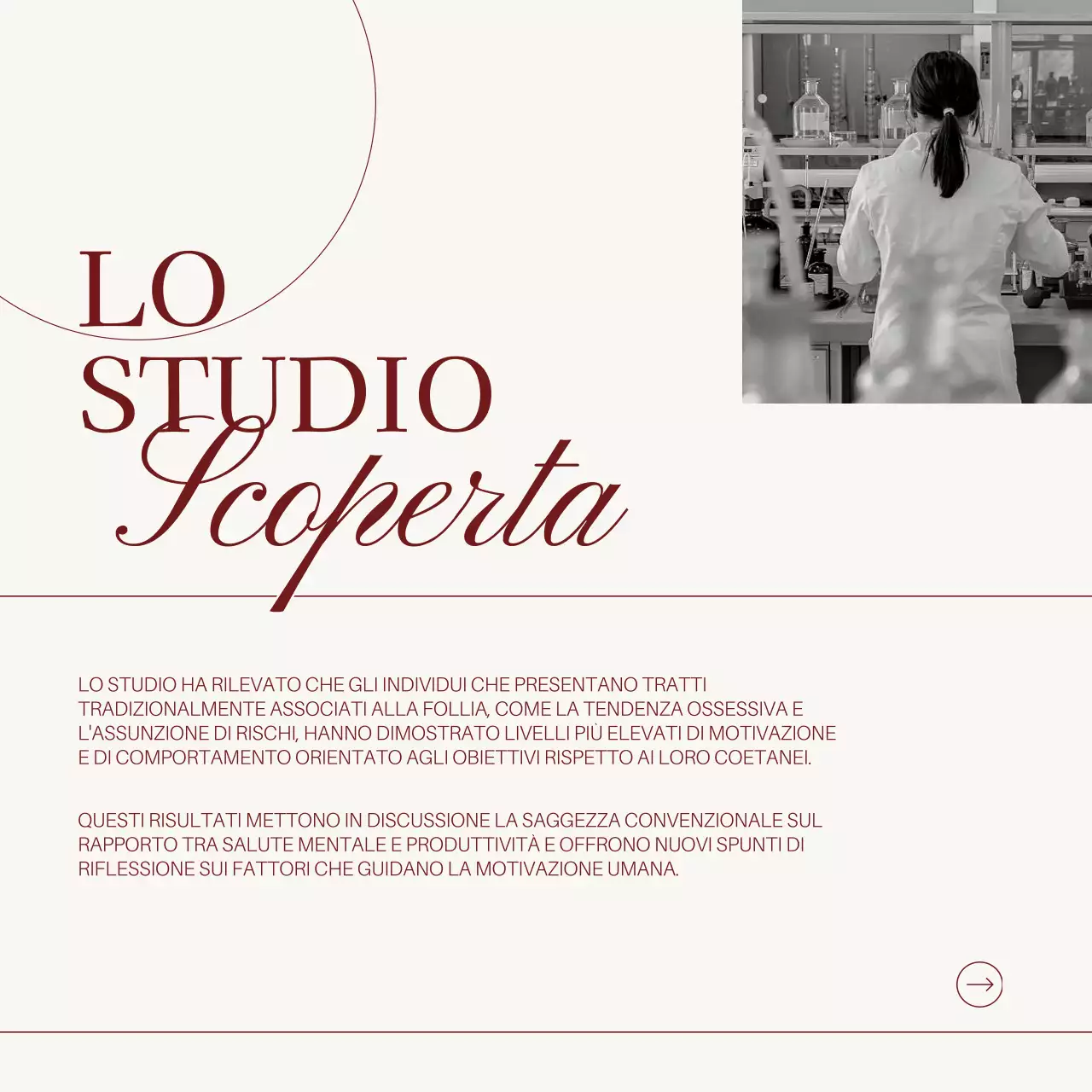 Avorio e rosso Minimal Medical Insight Introduzione