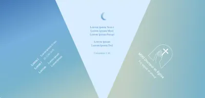 Versets bibliques émotionnels avec dégradés pour promouvoir votre église