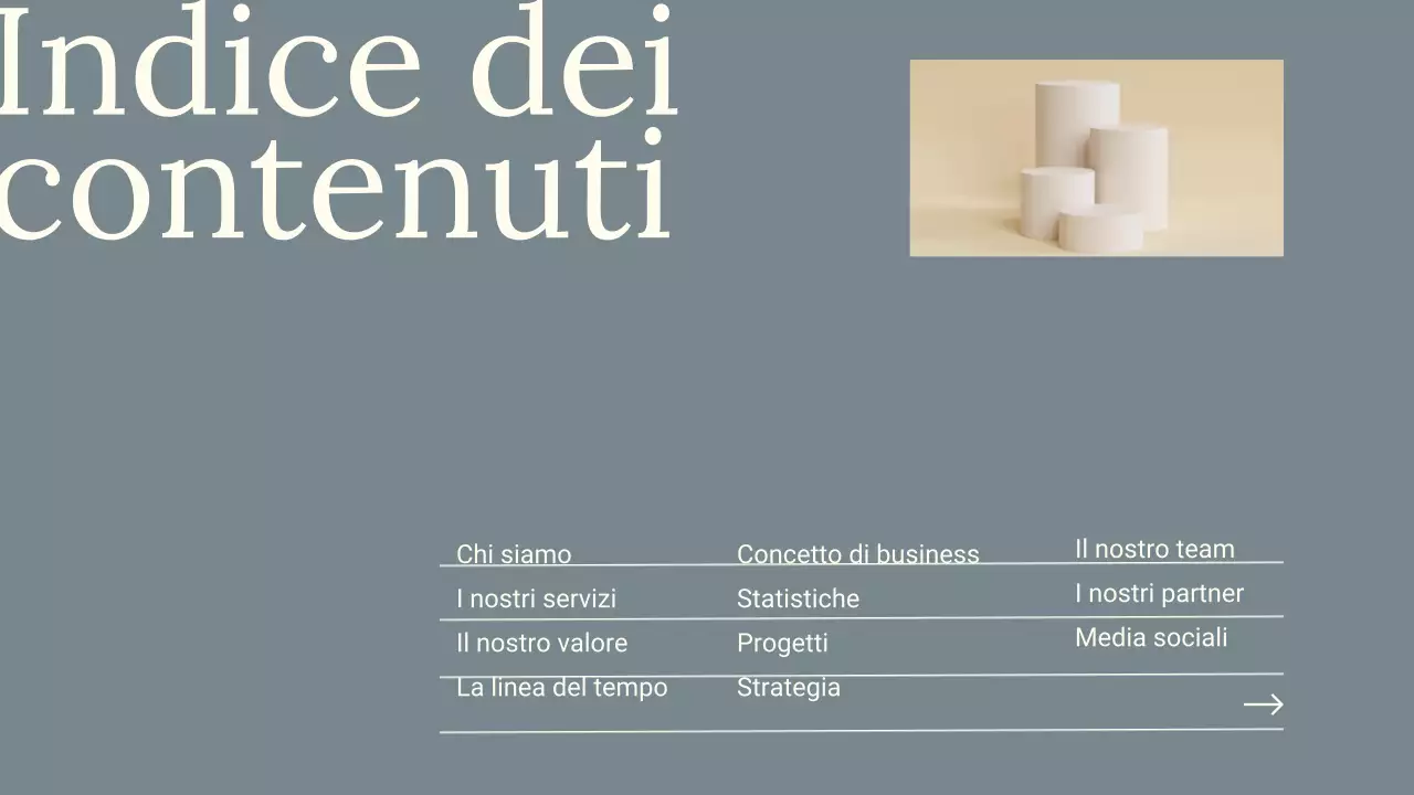Introduzione dell'azienda Beige Minimal Business
