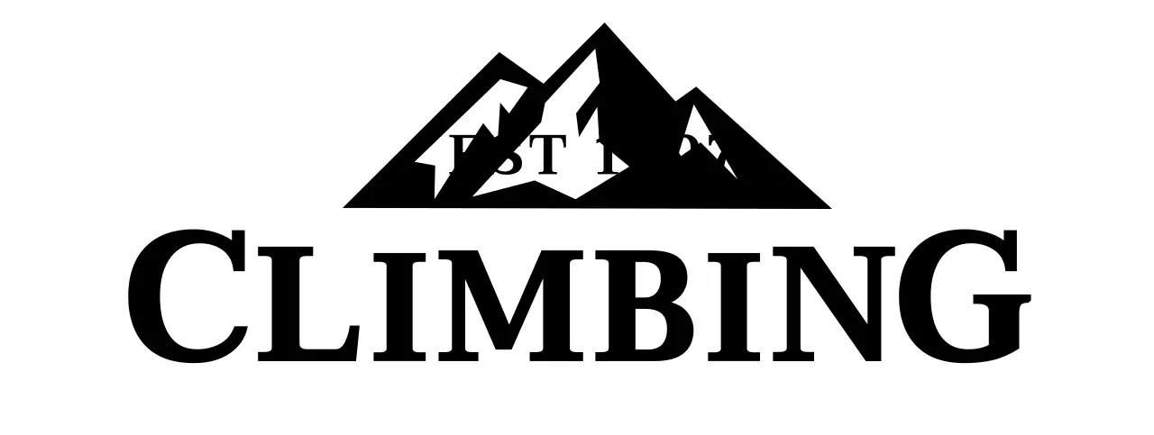 Vintage-inspired climbing club with mountain illustrations and serif fonts