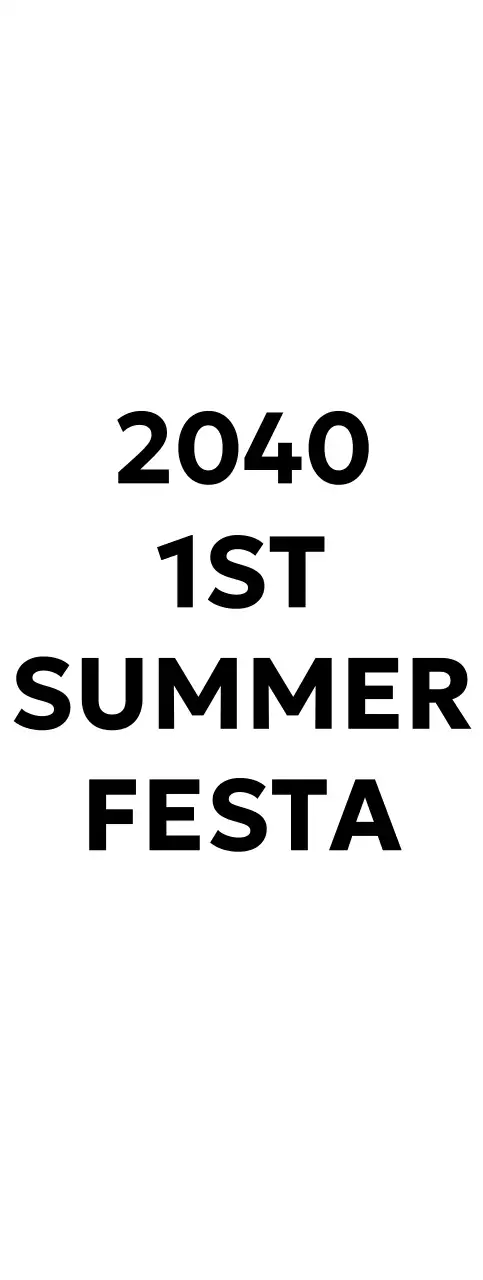 Festival musim panas yang semilir dengan ilustrasi pohon palem