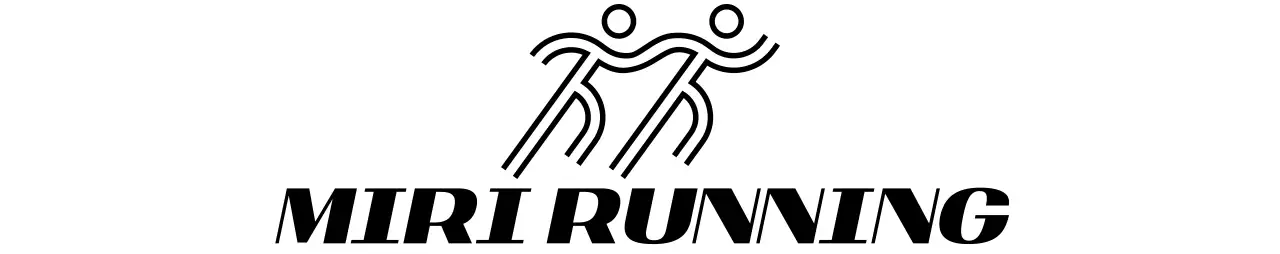 Concurso de corrida simples com ilustrações de corredores