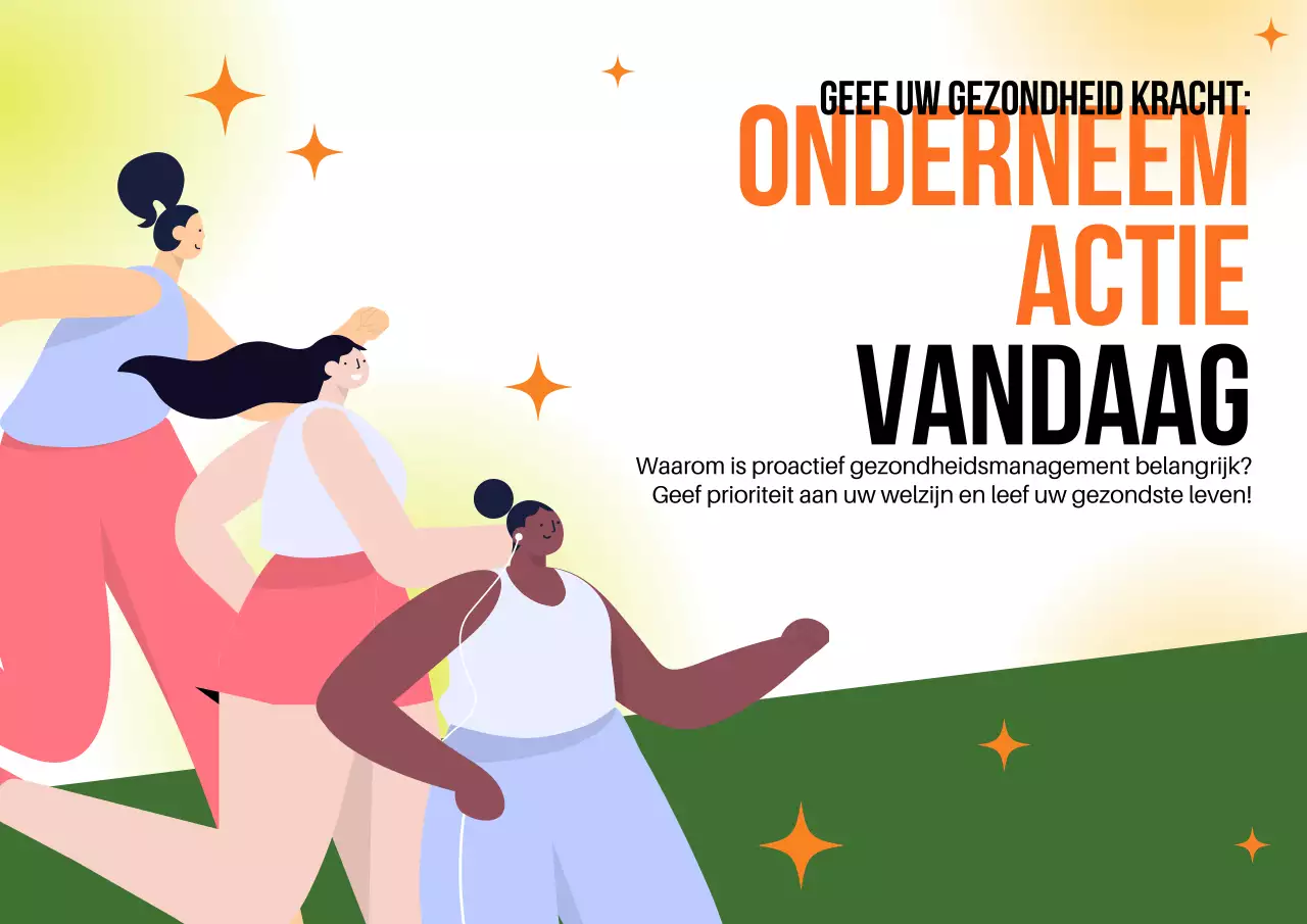 Groen en Oranje Introductie Modern Gezondheidsbewustzijn