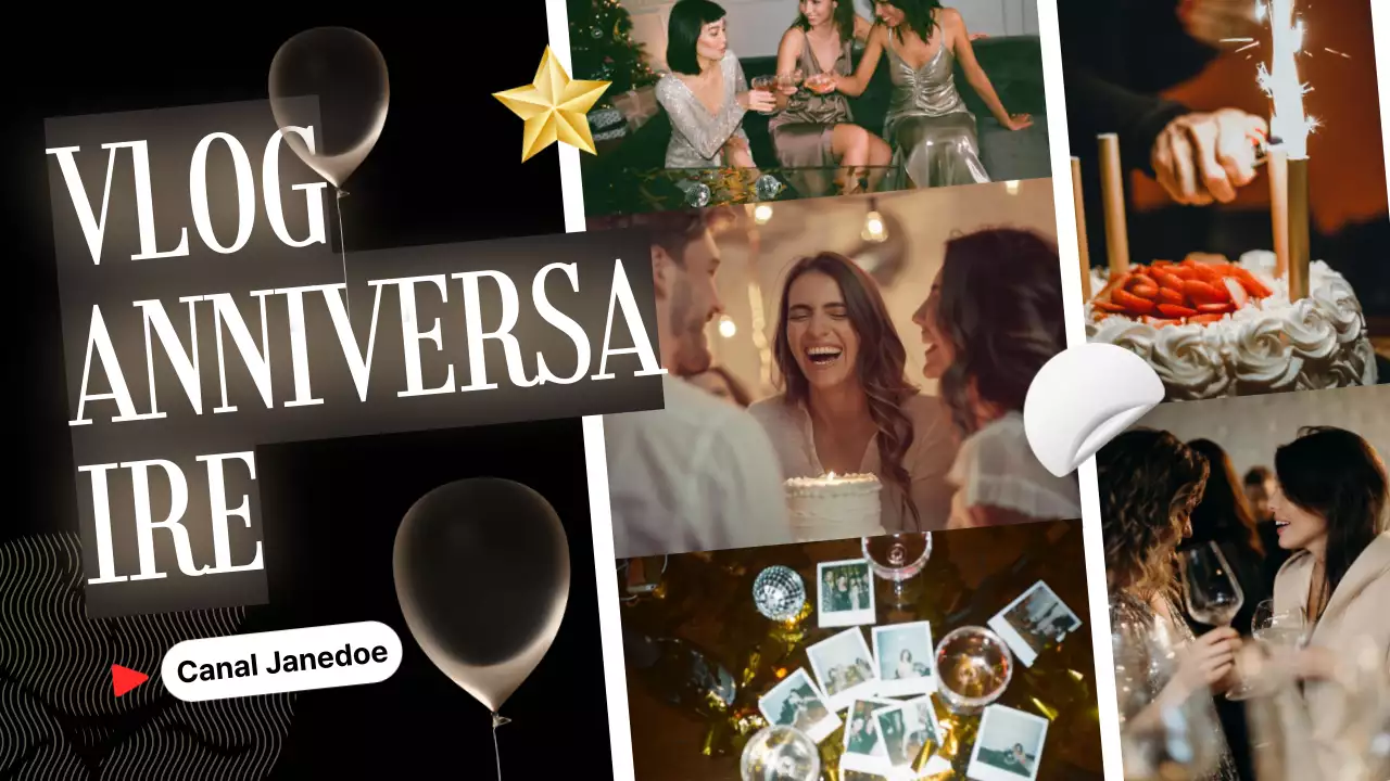 Black Gold Elegant Luxury My Birthday Vlog