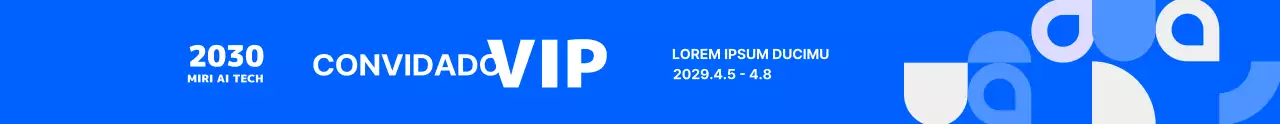 2024 Desenho de pulseira de convite para conferência empresarial e seminário com formas geométricas simples