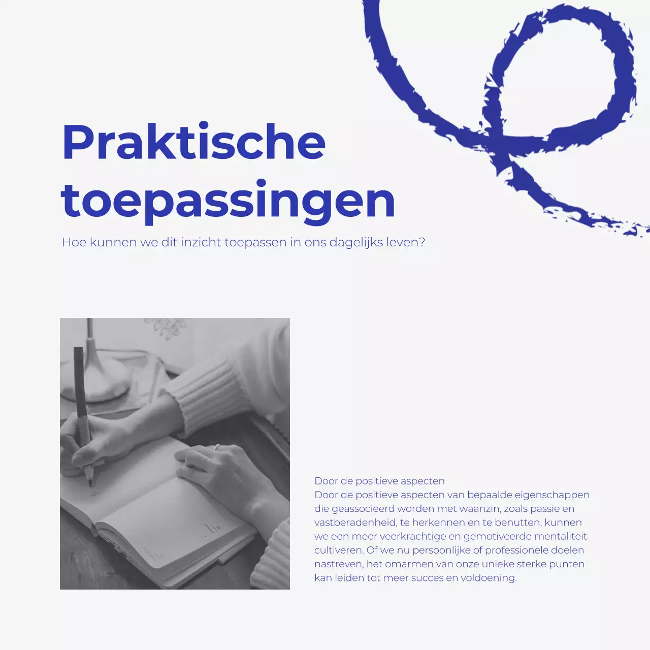 Blue Modern Medische Strategie