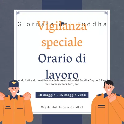 Promuovere i tradizionali fuochi arancioni e blu navy del Capodanno cinese.