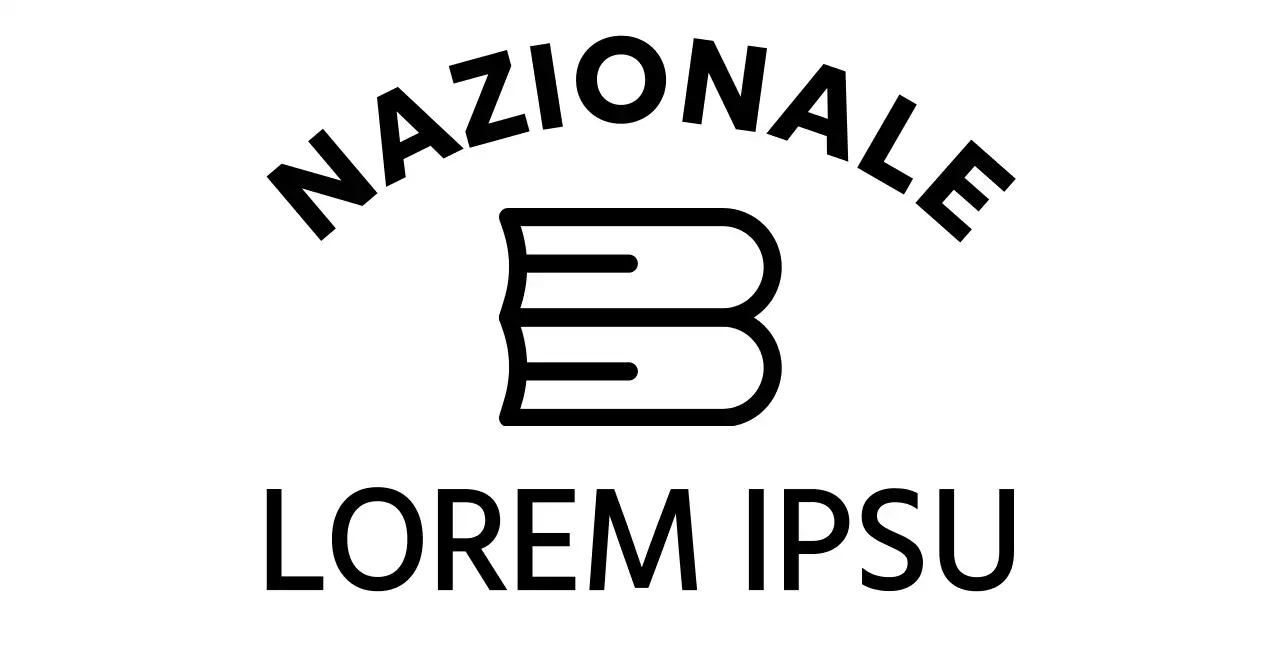 Concetto di apertura della biblioteca con illustrazioni a forma di libro