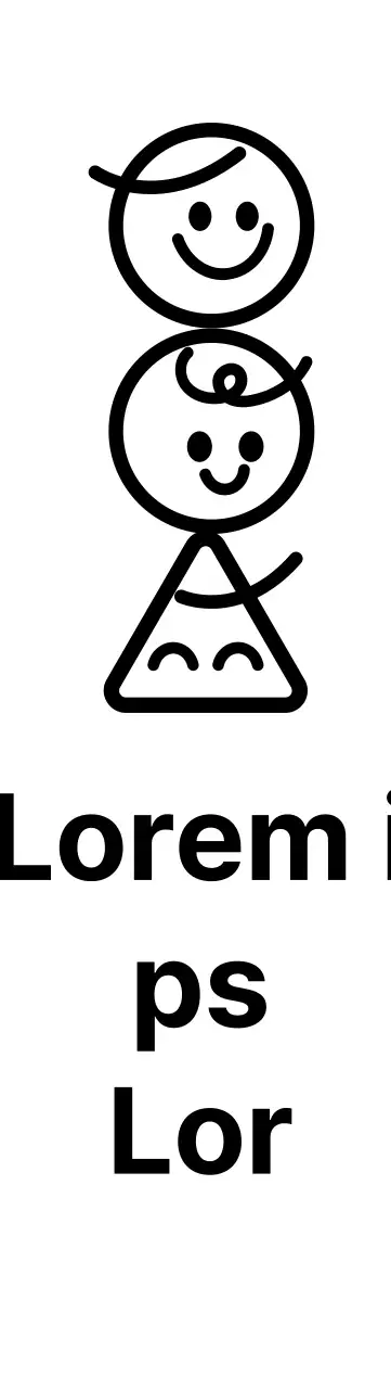Uma agência de centro de aconselhamento para jovens com um aspeto giro, com ilustrações e texto para crianças
