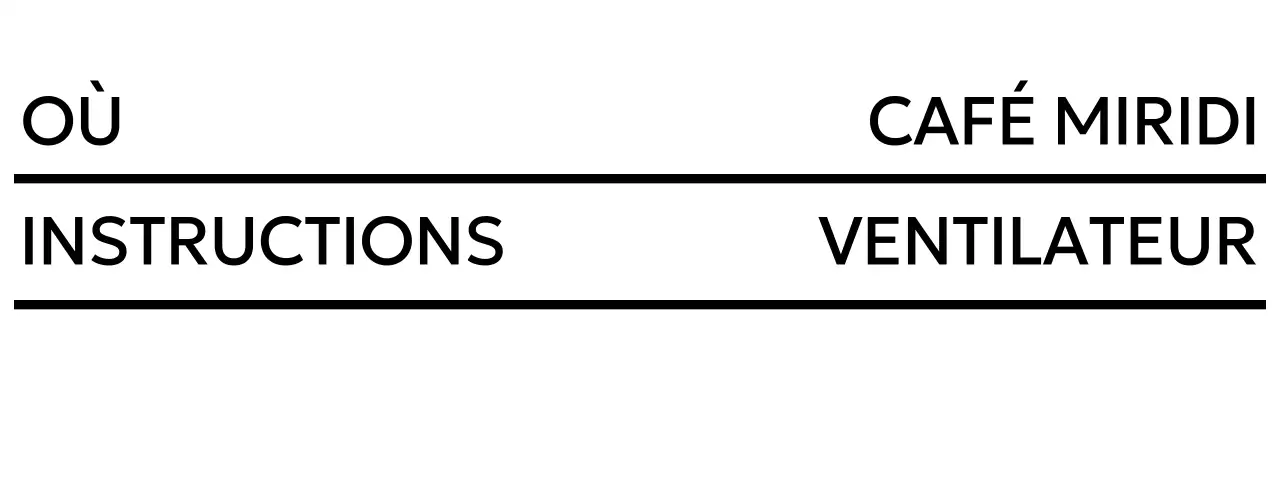 Conception d'une police de caractères à trois lignes