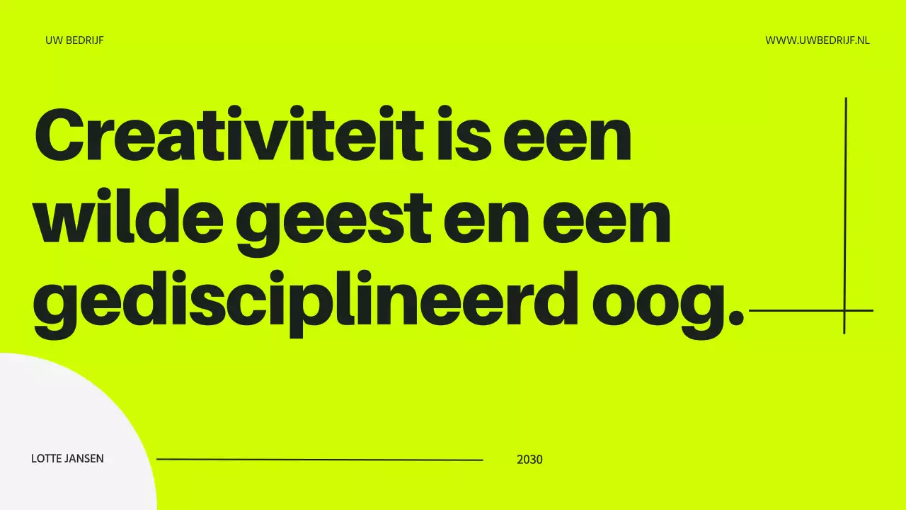 Neon en zwart moderne zakelijke introductie