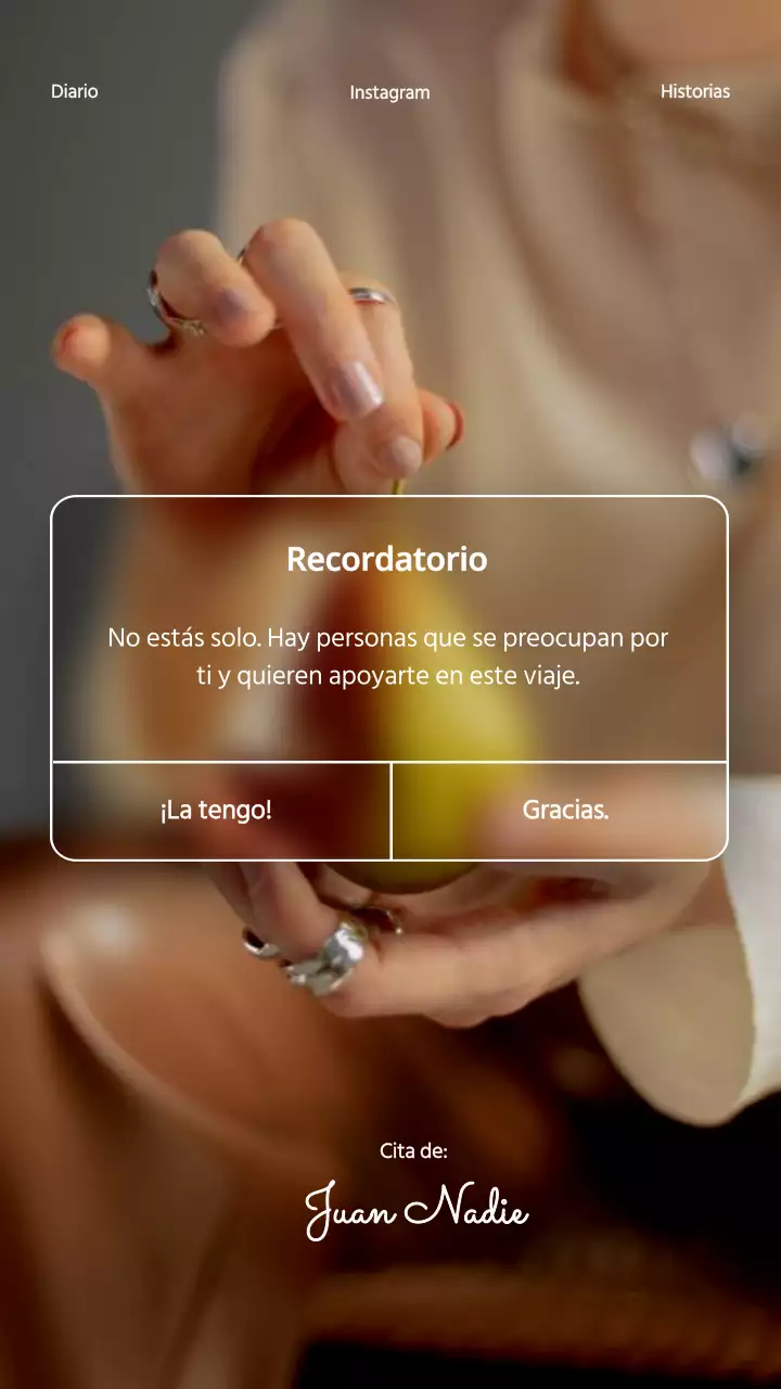 Marrón Beige Minimal Cita simple Compartir Palabras de Positividad para la Salud Mental Auto-crecimiento