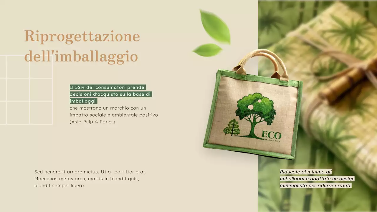 Green Natural Business Strategia innovativa di riciclaggio