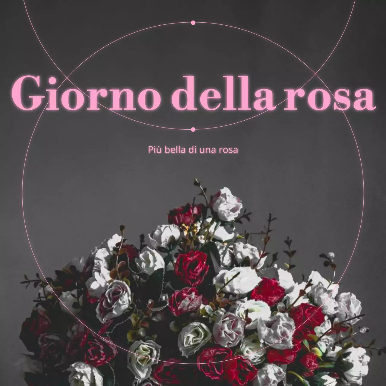 Un post classico per il Giorno delle Rose, in bianco e nero e in rosa.