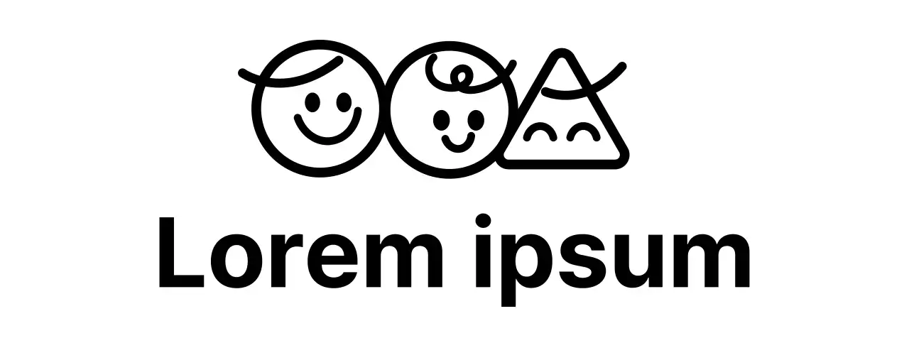 Uma agência de centro de aconselhamento para jovens com um aspeto giro, com ilustrações e texto para crianças