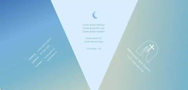 Emotional Bible Verses with Gradients to Promote Your Church