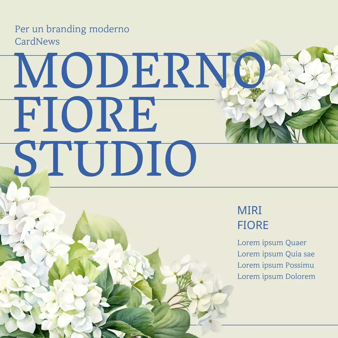 Un'introduzione al lussuoso studio floreale verde lime