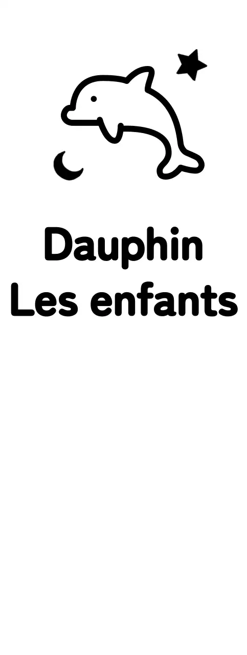 Design mignon avec de jolies illustrations de dauphins