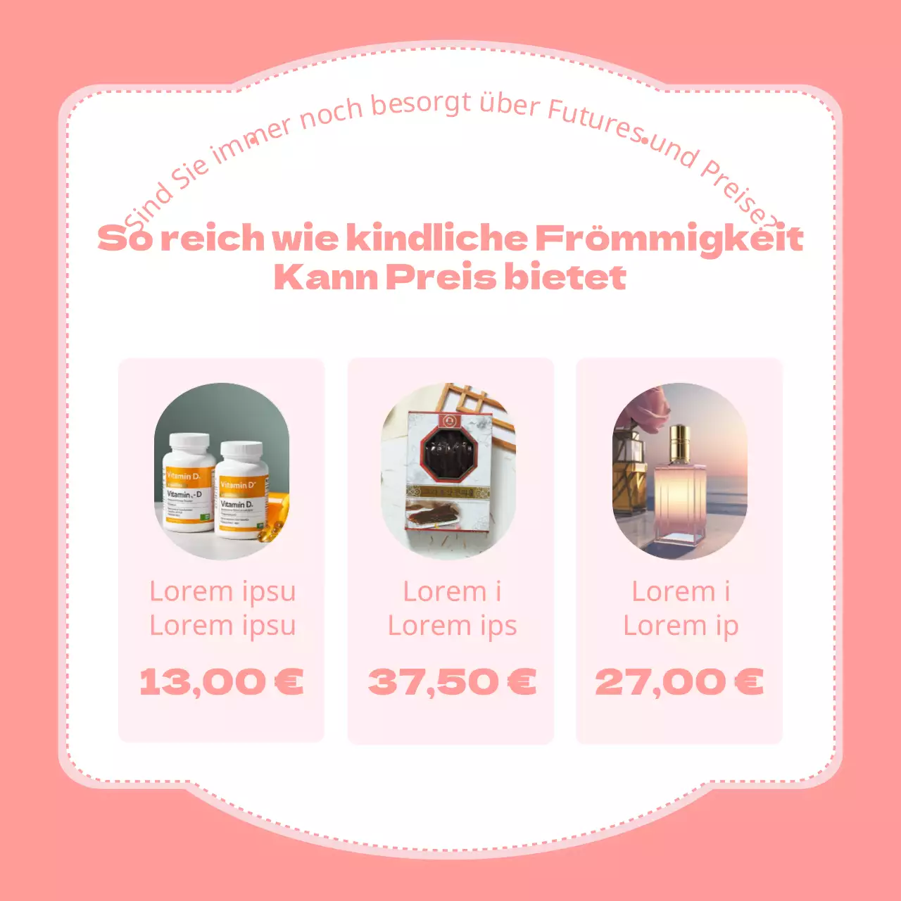 Werben Sie für süße Muttertagsgeschenke in Rot und Rosa