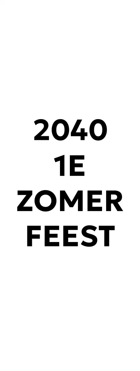 Een luchtig zomerfestival met illustraties van palmbomen