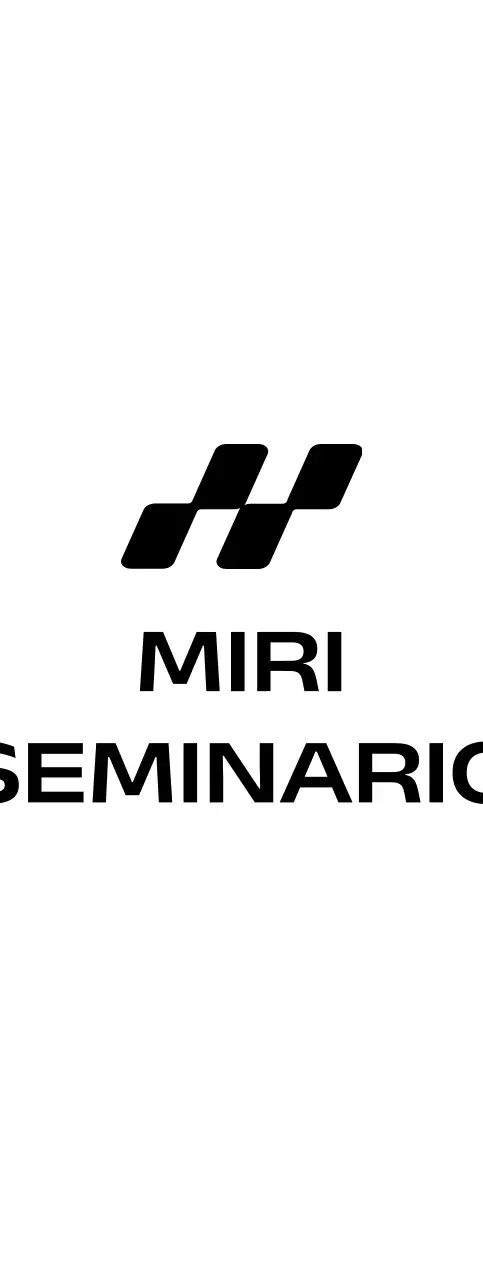 Seminario corporativo sencillo con un logotipo de ilustración cuadrada inclinada