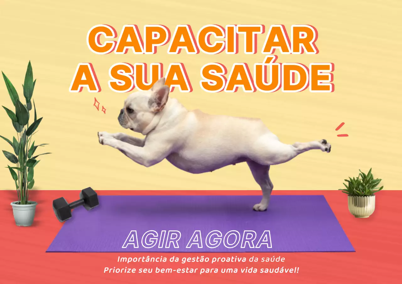 Amarelo Laranja Animação Retro Mental Flyer
