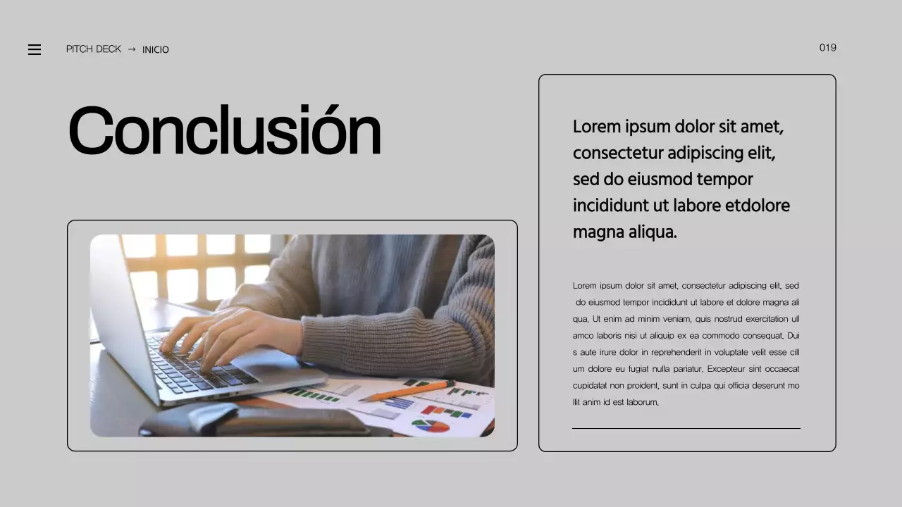 Orange Bold Business Startup Pitch Deck Propuesta