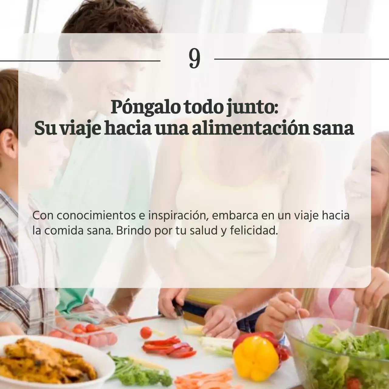 Gris y Verde Natural Guía de alimentos y dietas saludables