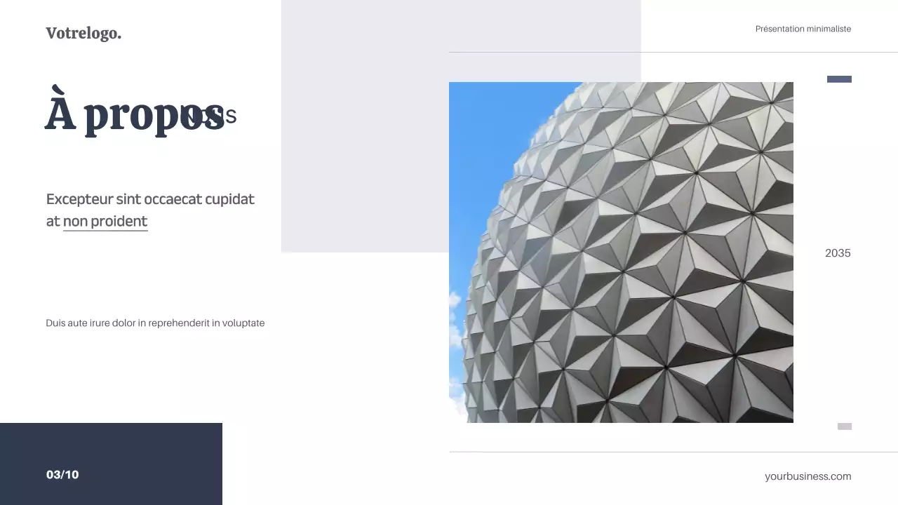 Blanc Bleu Minimal Simple Marketing Plan Strategy